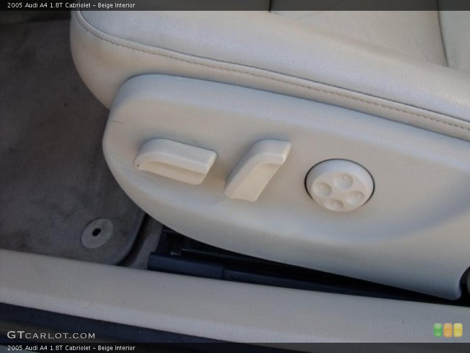 Beige Interior Controls for the 2005 Audi A4 1.8T Cabriolet #39190395