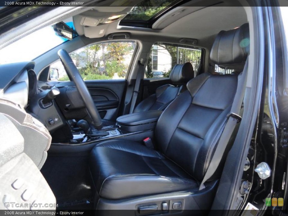 Ebony Interior Photo for the 2008 Acura MDX Technology #39190467