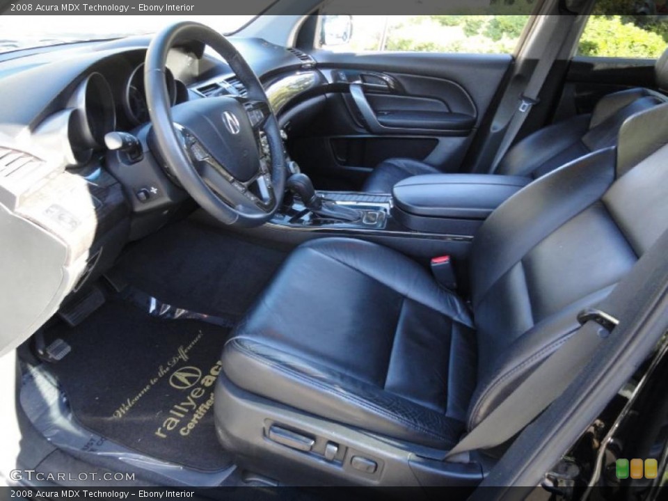 Ebony Interior Photo for the 2008 Acura MDX Technology #39190483