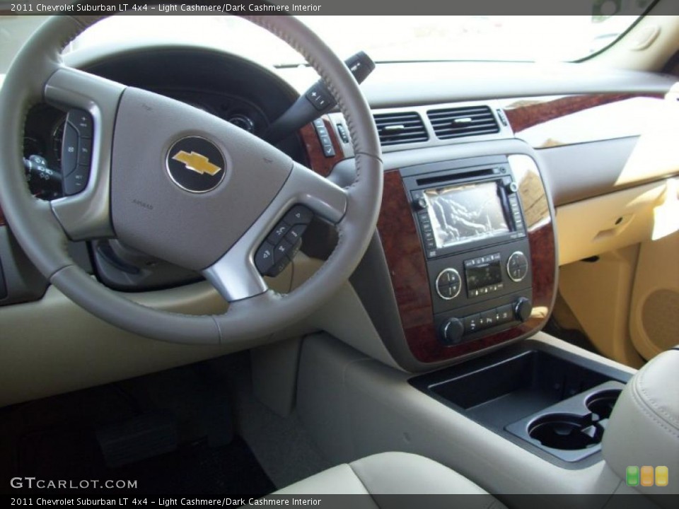 Light Cashmere/Dark Cashmere Interior Dashboard for the 2011 Chevrolet Suburban LT 4x4 #39190524