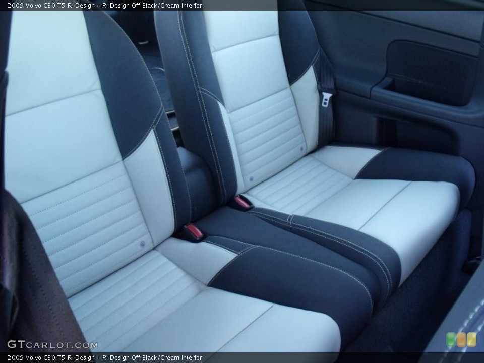 R-Design Off Black/Cream Interior Photo for the 2009 Volvo C30 T5 R-Design #39190739
