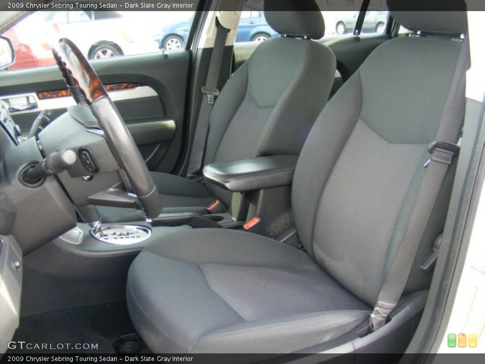 Dark Slate Gray Interior Photo for the 2009 Chrysler Sebring Touring Sedan #39190819
