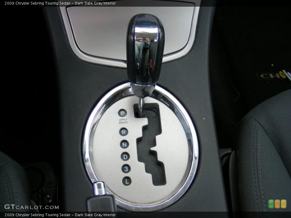 Dark Slate Gray Interior Transmission for the 2009 Chrysler Sebring Touring Sedan #39191019