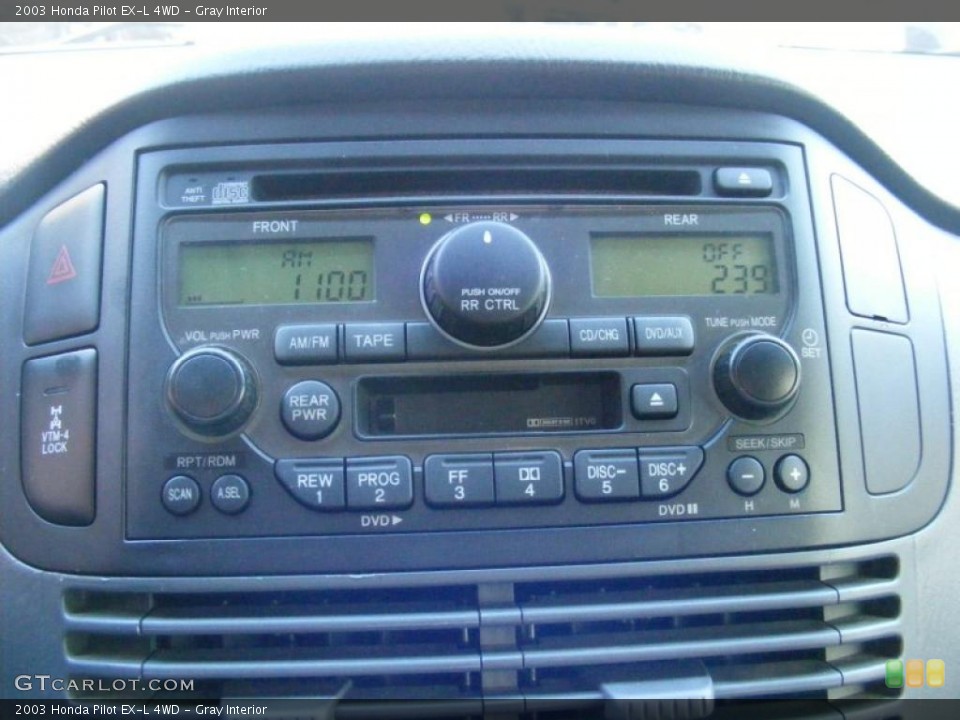Gray Interior Controls for the 2003 Honda Pilot EX-L 4WD #39191683