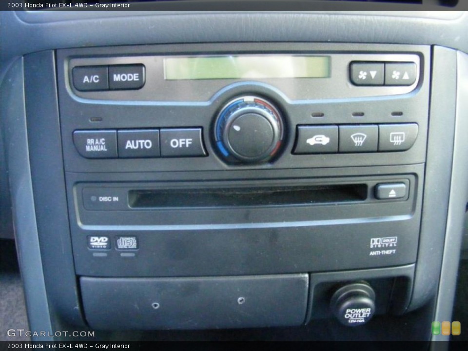 Gray Interior Controls for the 2003 Honda Pilot EX-L 4WD #39191699