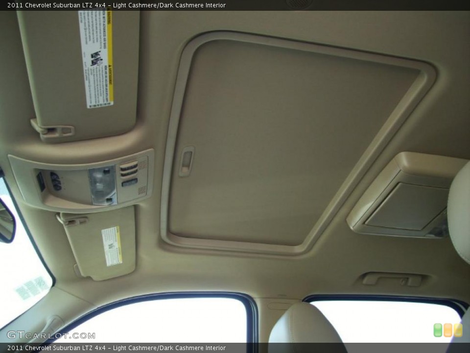 Light Cashmere/Dark Cashmere Interior Sunroof for the 2011 Chevrolet Suburban LTZ 4x4 #39191995