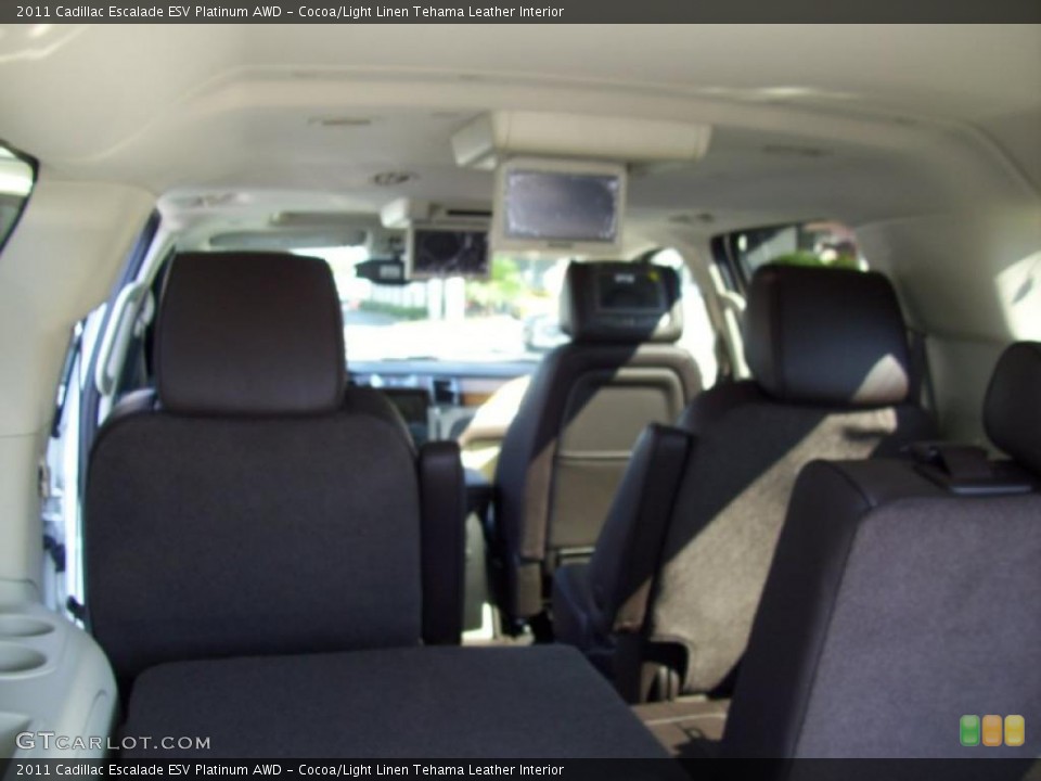Cocoa/Light Linen Tehama Leather Interior Photo for the 2011 Cadillac Escalade ESV Platinum AWD #39192519