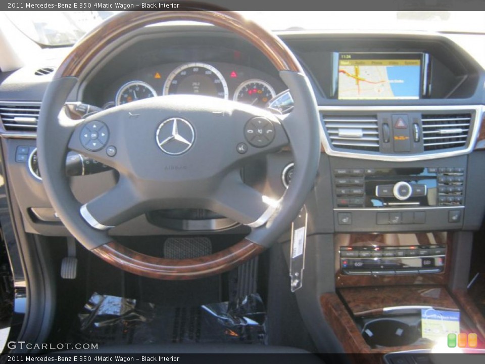 Black Interior Dashboard for the 2011 Mercedes-Benz E 350 4Matic Wagon #39192939