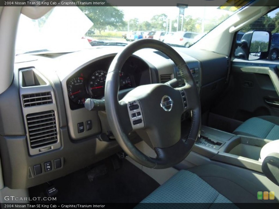 Graphite/Titanium Interior Dashboard for the 2004 Nissan Titan SE King Cab #39193127