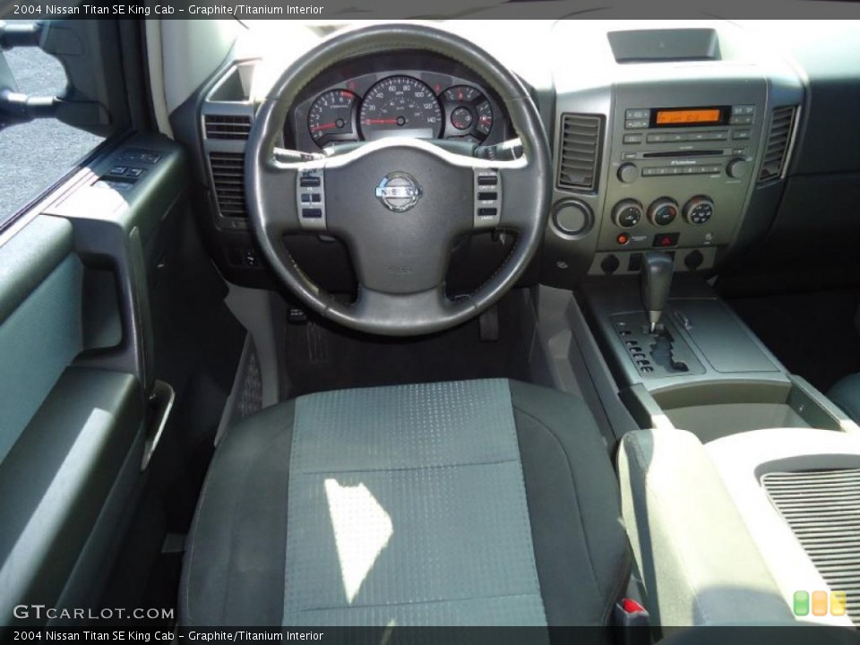 Graphite/Titanium Interior Dashboard for the 2004 Nissan Titan SE King Cab #39193143