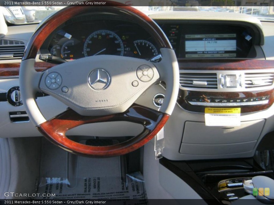 Grey/Dark Grey Interior Dashboard for the 2011 Mercedes-Benz S 550 Sedan #39193211