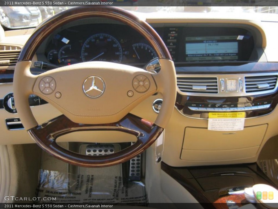 Cashmere/Savanah Interior Dashboard for the 2011 Mercedes-Benz S 550 Sedan #39193319