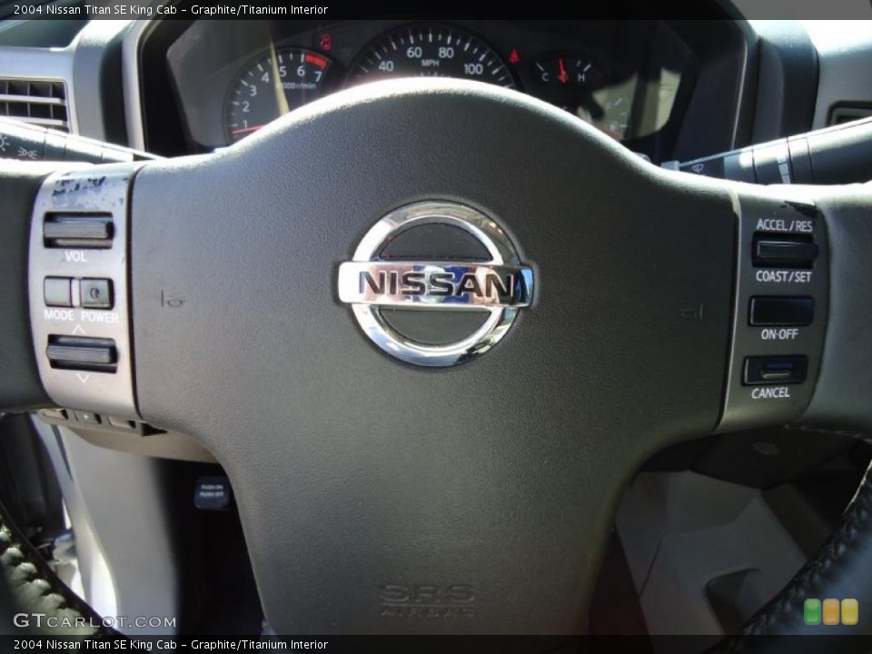 Graphite/Titanium Interior Controls for the 2004 Nissan Titan SE King Cab #39193521