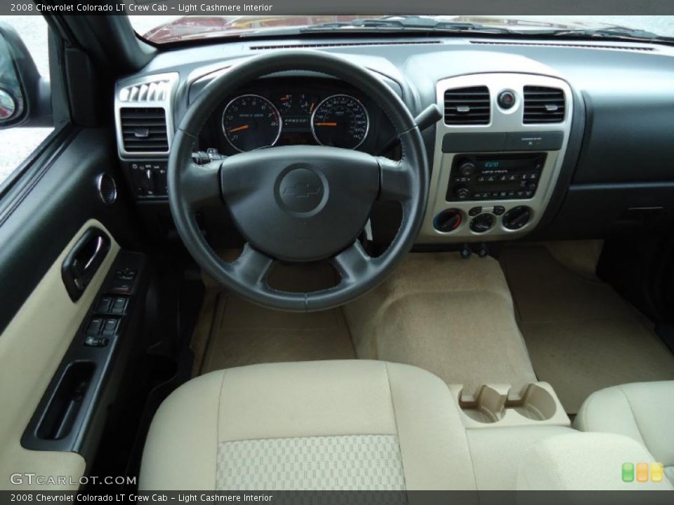 Light Cashmere Interior Dashboard for the 2008 Chevrolet Colorado LT Crew Cab #39193671