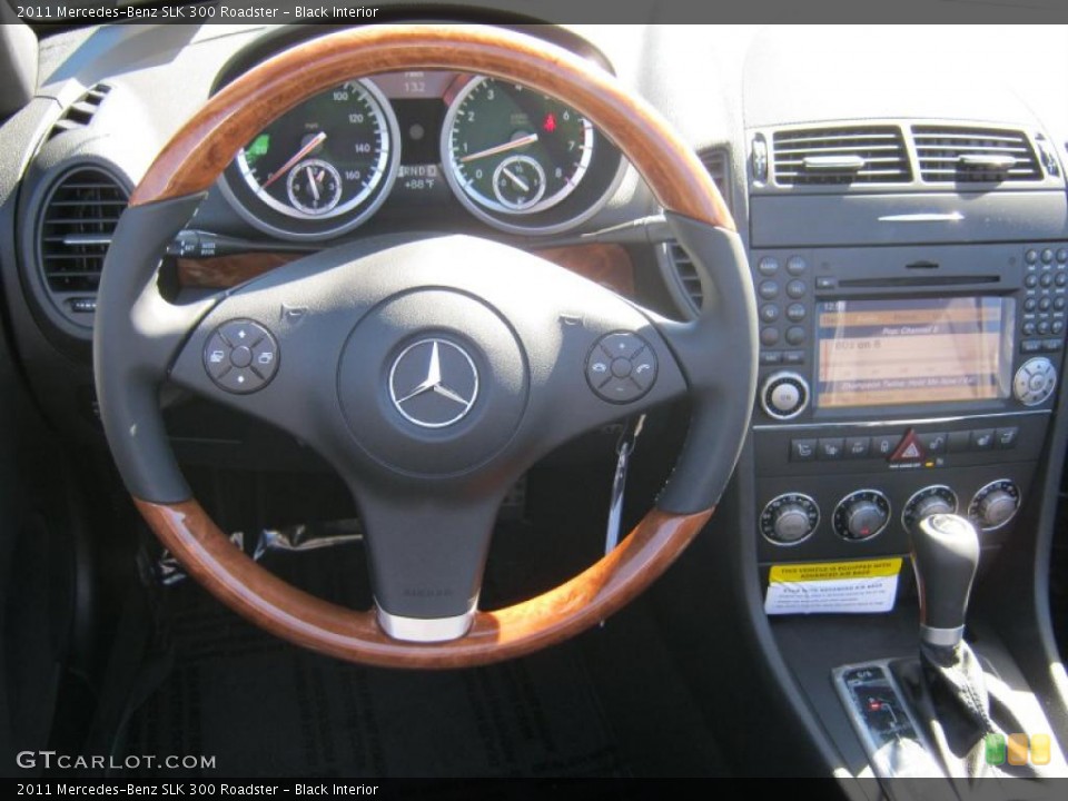 Black Interior Dashboard for the 2011 Mercedes-Benz SLK 300 Roadster #39193683