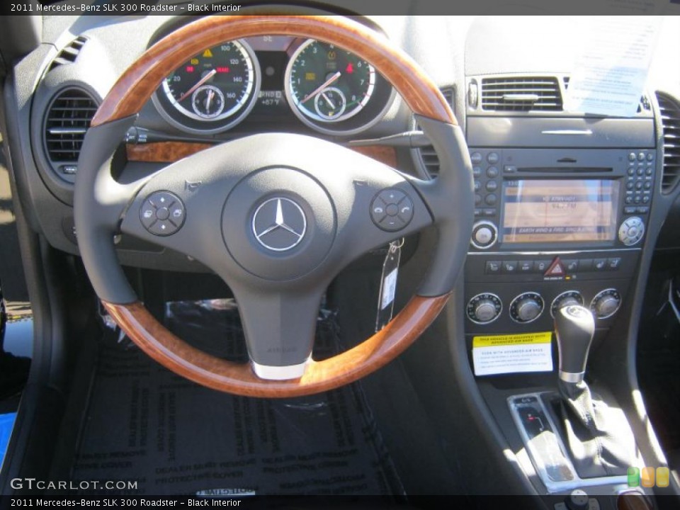 Black Interior Dashboard for the 2011 Mercedes-Benz SLK 300 Roadster #39193767
