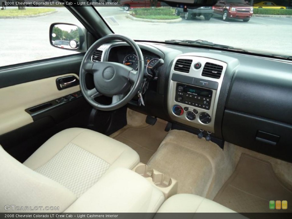 Light Cashmere Interior Dashboard for the 2008 Chevrolet Colorado LT Crew Cab #39193799