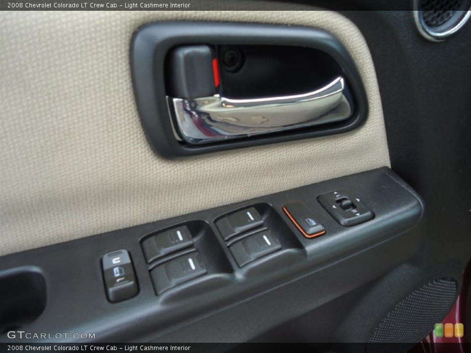 Light Cashmere Interior Controls for the 2008 Chevrolet Colorado LT Crew Cab #39193995