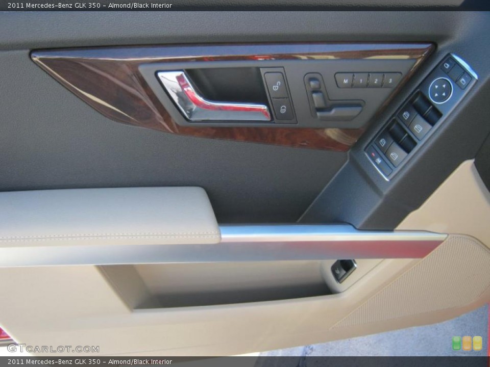 Almond/Black Interior Door Panel for the 2011 Mercedes-Benz GLK 350 #39194099