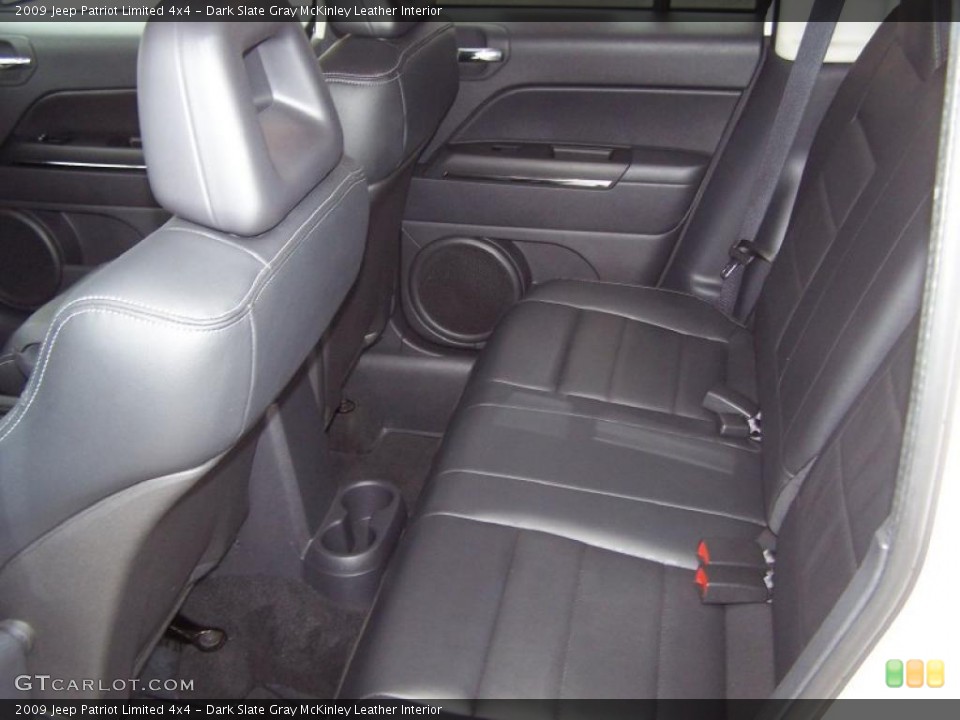 Dark Slate Gray McKinley Leather Interior Photo for the 2009 Jeep Patriot Limited 4x4 #39194191