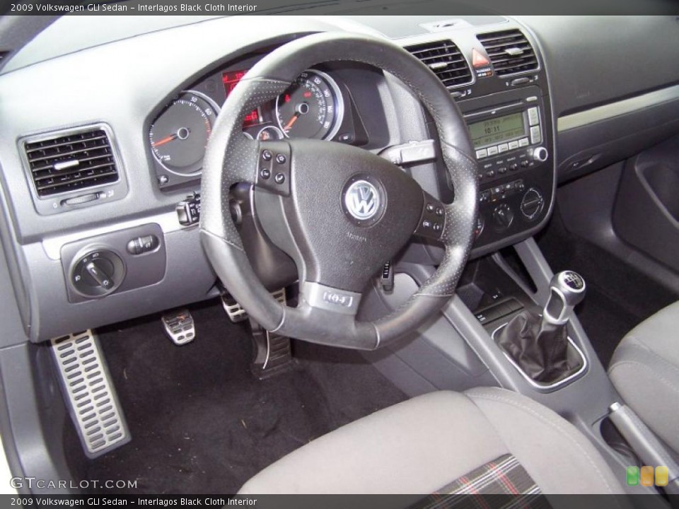 Interlagos Black Cloth Interior Photo for the 2009 Volkswagen GLI Sedan #39194991