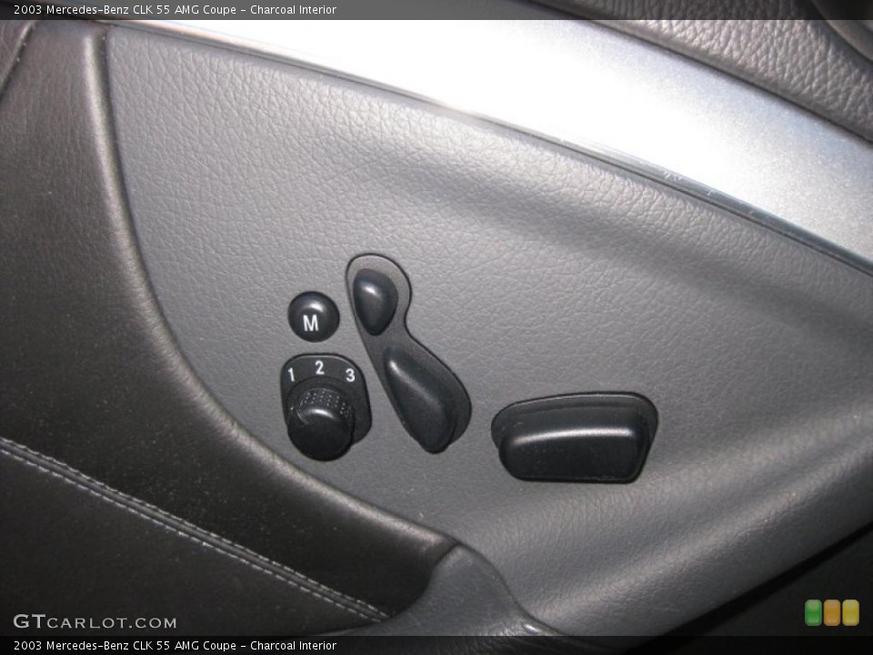 Charcoal Interior Controls for the 2003 Mercedes-Benz CLK 55 AMG Coupe #39195203