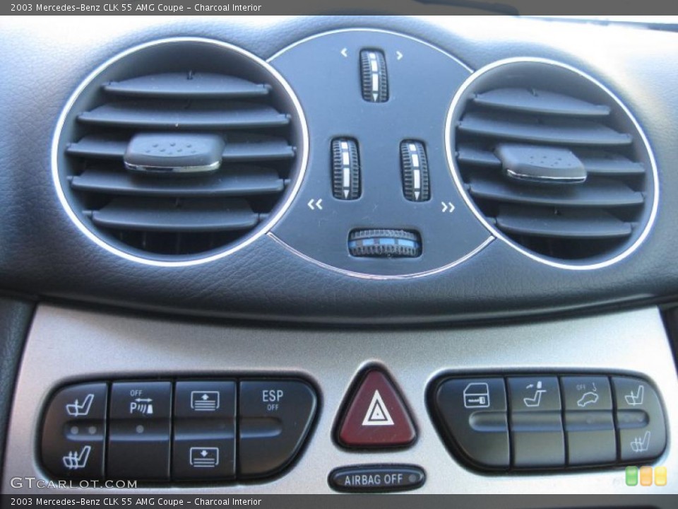 Charcoal Interior Controls for the 2003 Mercedes-Benz CLK 55 AMG Coupe #39195263