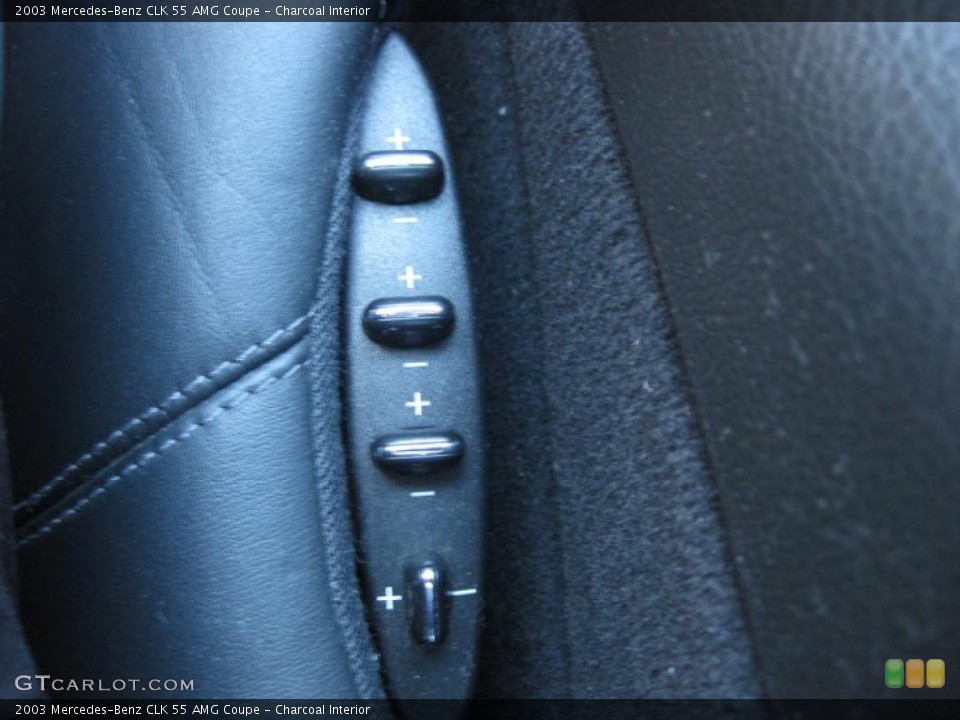 Charcoal Interior Controls for the 2003 Mercedes-Benz CLK 55 AMG Coupe #39195311