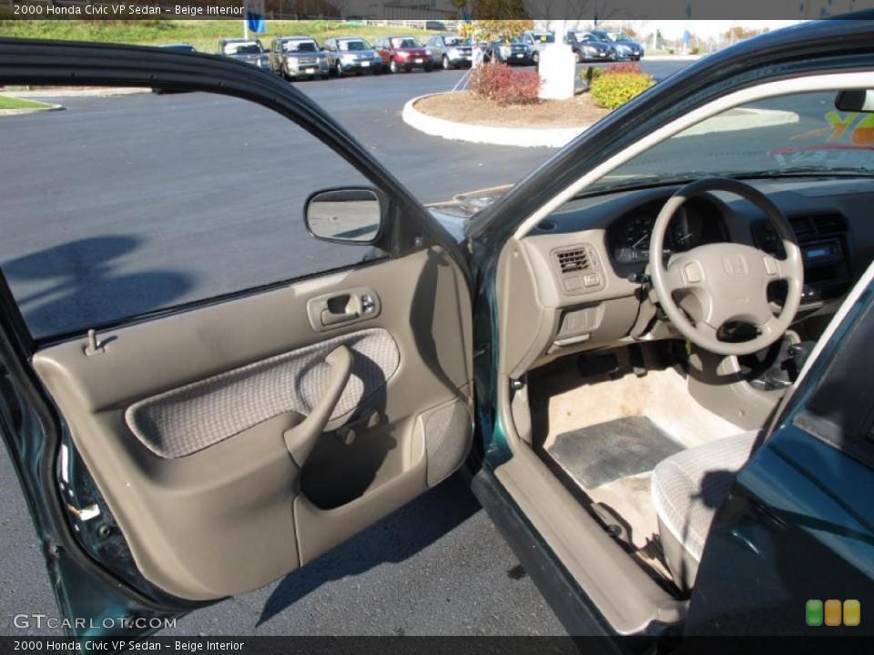 Beige Interior Photo for the 2000 Honda Civic VP Sedan #39196131