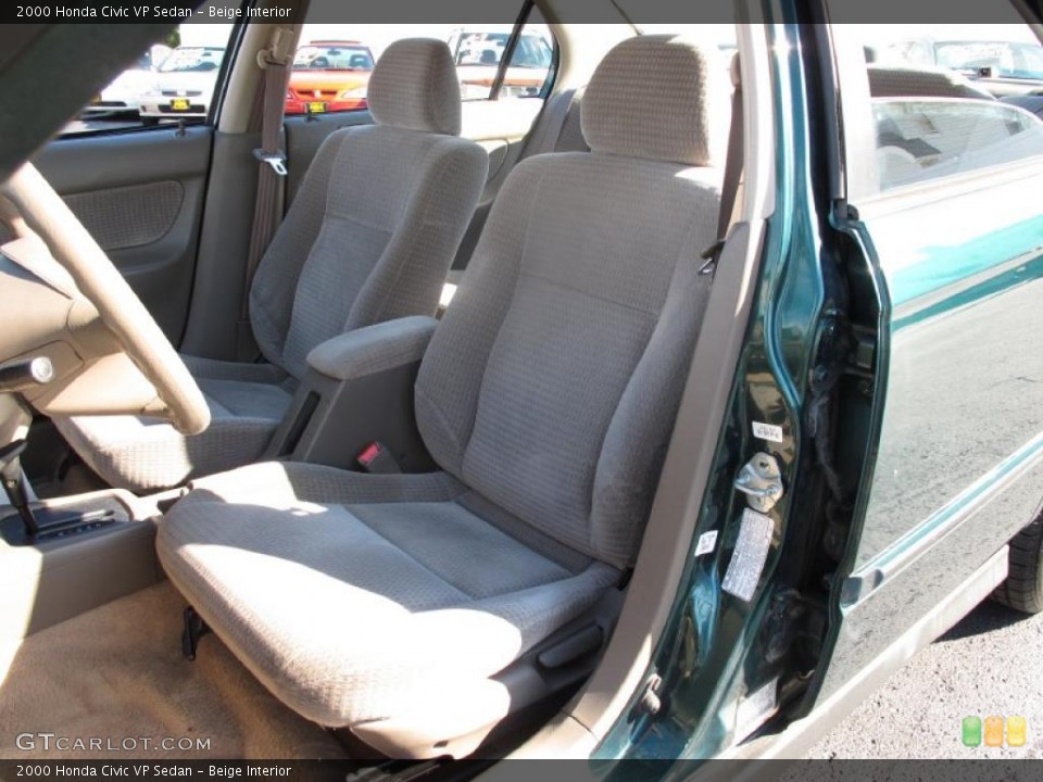 Beige Interior Photo for the 2000 Honda Civic VP Sedan #39196147