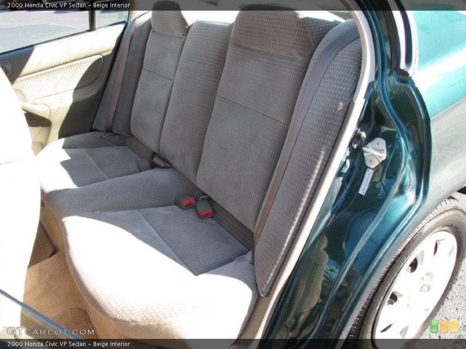 Beige Interior Photo for the 2000 Honda Civic VP Sedan #39196163