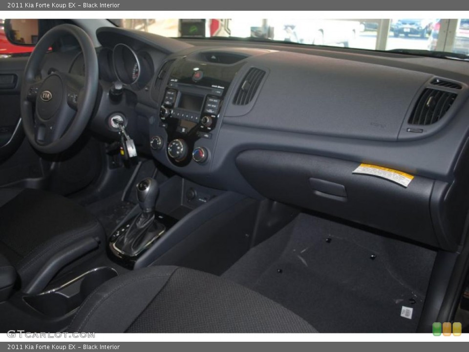 Black Interior Dashboard for the 2011 Kia Forte Koup EX #39196403