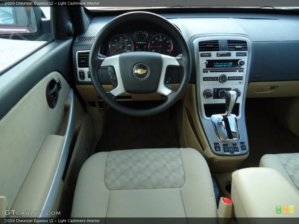 Light Cashmere Interior Dashboard for the 2009 Chevrolet Equinox LS #39196511