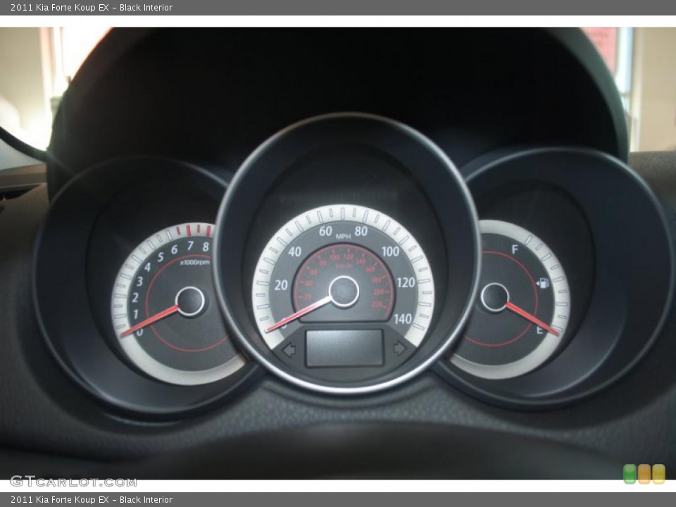 Black Interior Gauges for the 2011 Kia Forte Koup EX #39196603