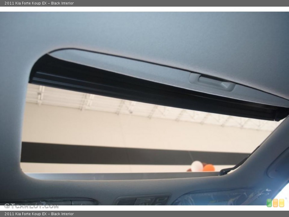Black Interior Sunroof for the 2011 Kia Forte Koup EX #39196619