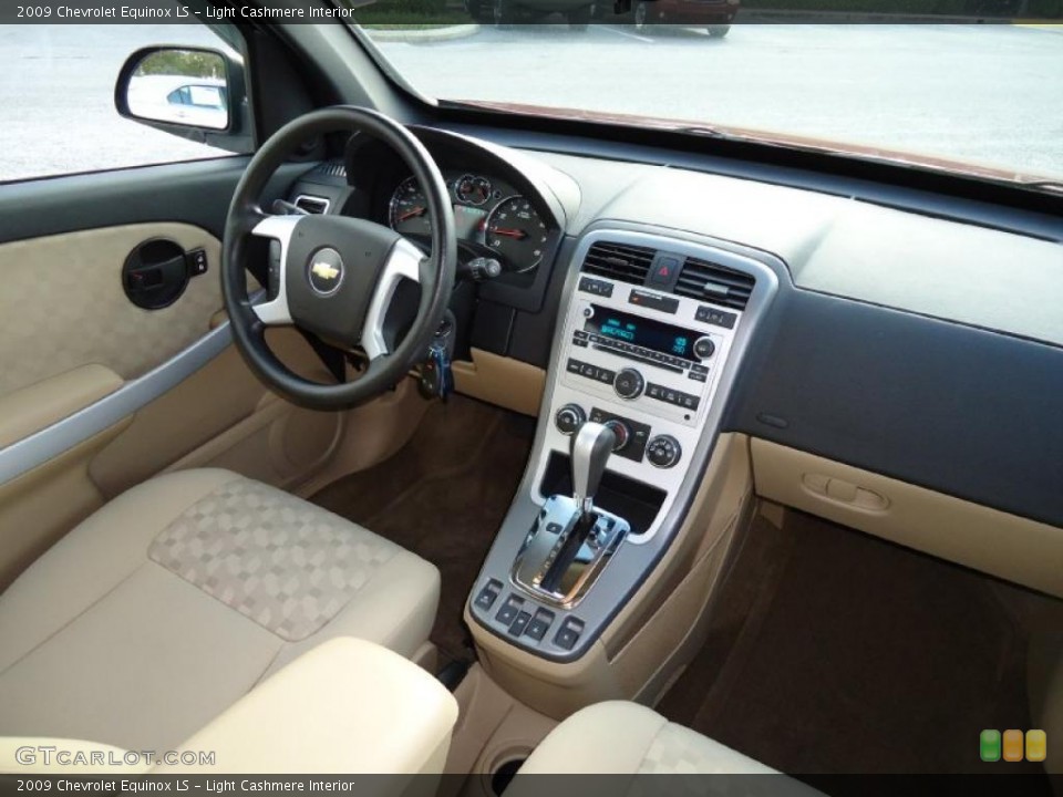 Light Cashmere Interior Dashboard for the 2009 Chevrolet Equinox LS #39196639