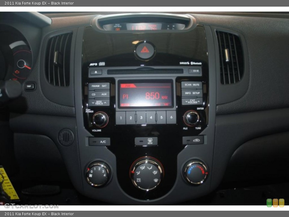 Black Interior Controls for the 2011 Kia Forte Koup EX #39196651