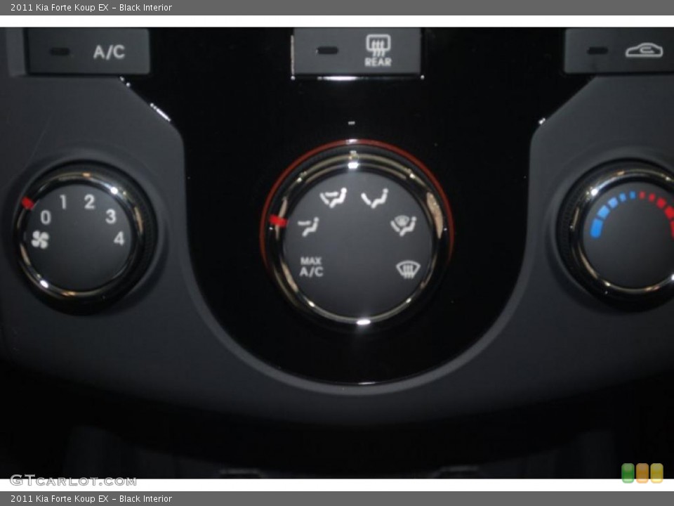 Black Interior Controls for the 2011 Kia Forte Koup EX #39196695