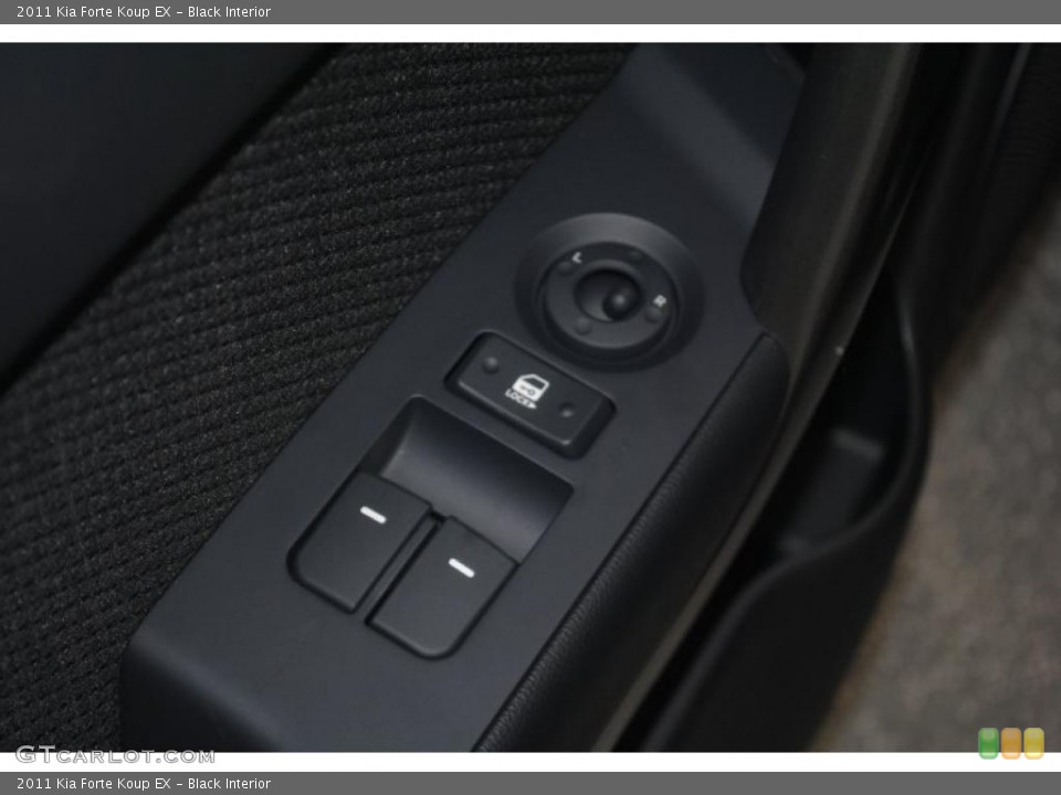 Black Interior Controls for the 2011 Kia Forte Koup EX #39196775