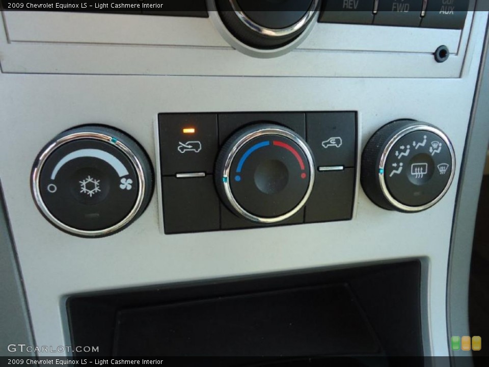 Light Cashmere Interior Controls for the 2009 Chevrolet Equinox LS #39196903