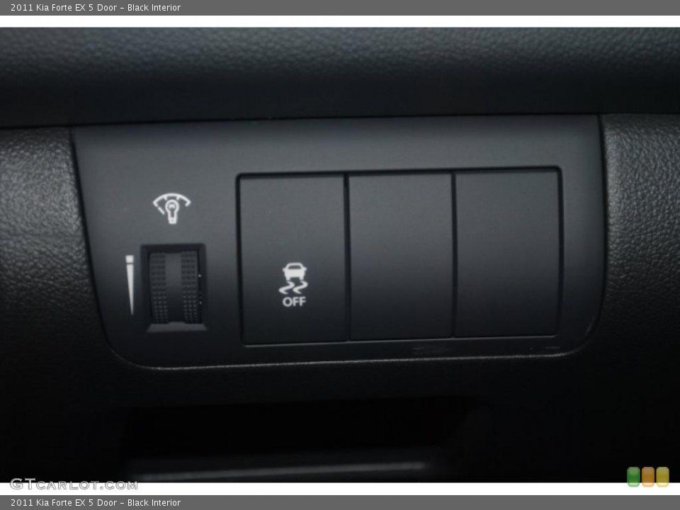 Black Interior Controls for the 2011 Kia Forte EX 5 Door #39197123