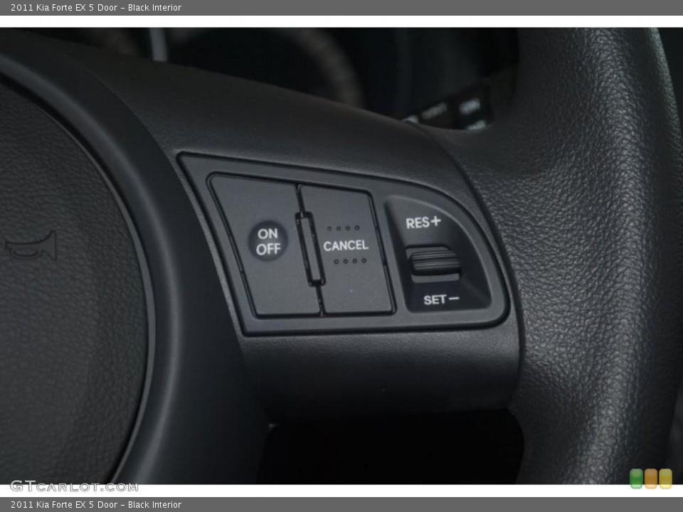 Black Interior Controls for the 2011 Kia Forte EX 5 Door #39197171