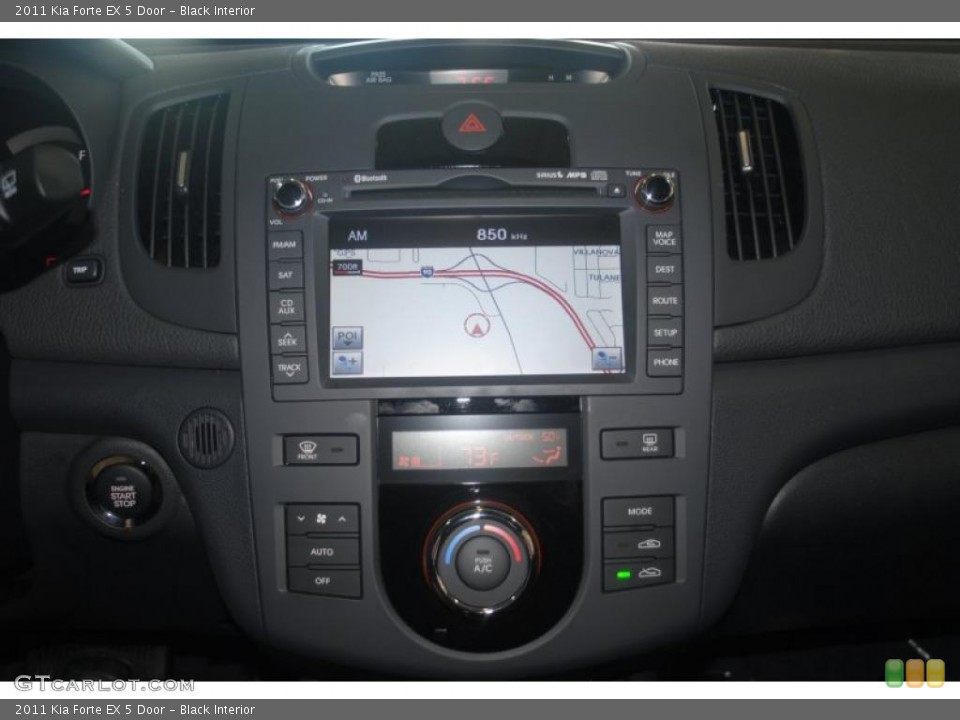 Black Interior Controls for the 2011 Kia Forte EX 5 Door #39197247