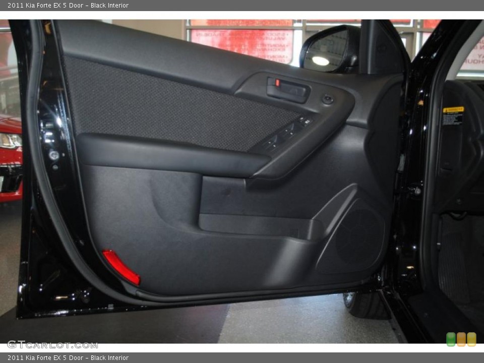 Black Interior Door Panel for the 2011 Kia Forte EX 5 Door #39197399