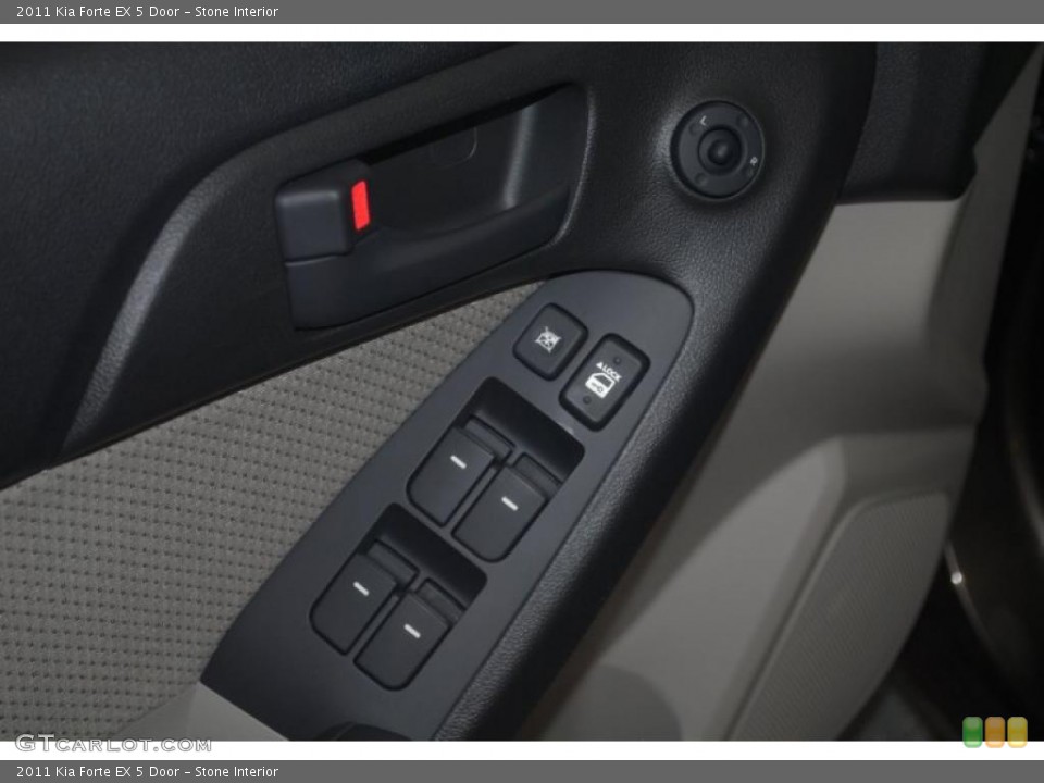 Stone Interior Controls for the 2011 Kia Forte EX 5 Door #39197967
