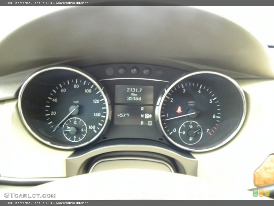 Macadamia Interior Gauges for the 2008 Mercedes-Benz R 350 #39198079