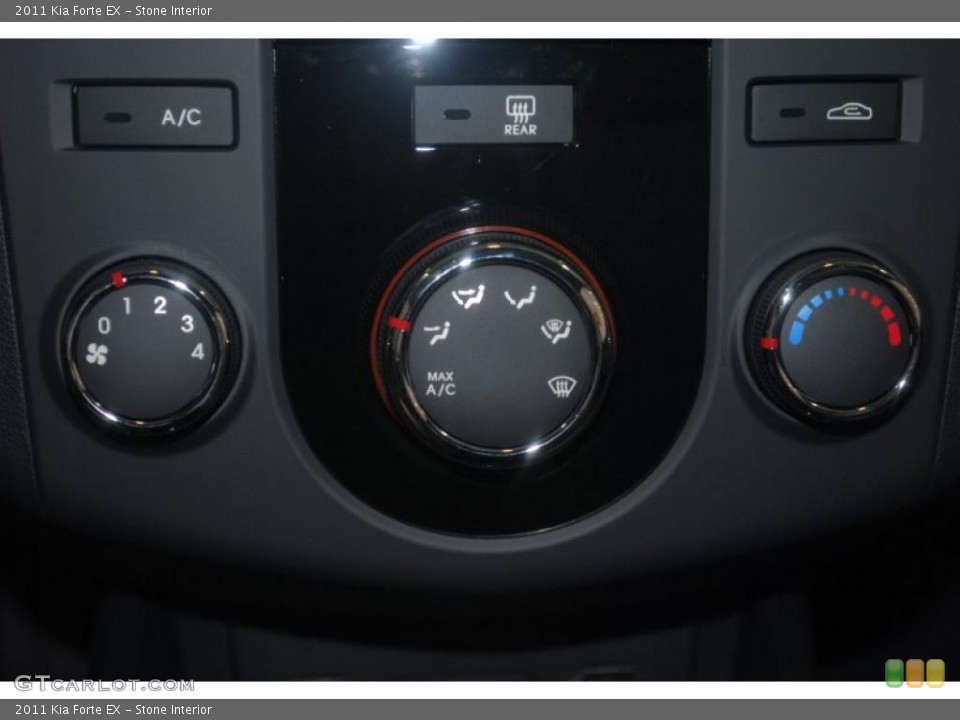Stone Interior Controls for the 2011 Kia Forte EX #39198459