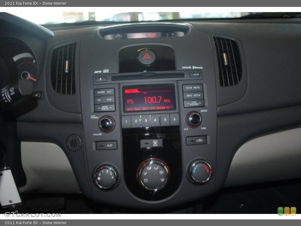 Stone Interior Controls for the 2011 Kia Forte EX #39198959