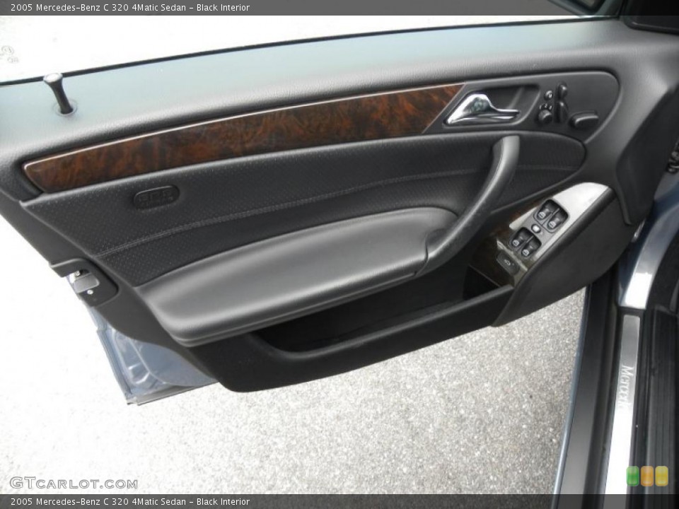 Black Interior Door Panel for the 2005 Mercedes-Benz C 320 4Matic Sedan #39198979