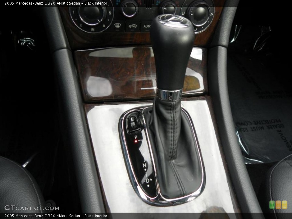 Black Interior Transmission for the 2005 Mercedes-Benz C 320 4Matic Sedan #39199199